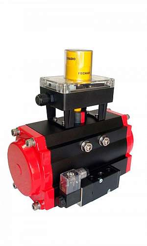 Atuador dupla ação pneumático Atuador dupla ação pneumático