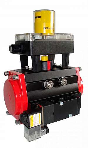 Atuador pneumático rotativo Atuador pneumático rotativo