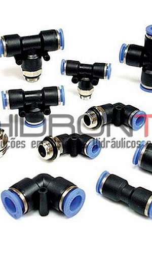 Conexões pneumáticas engate rápido Conexões pneumáticas engate rápido