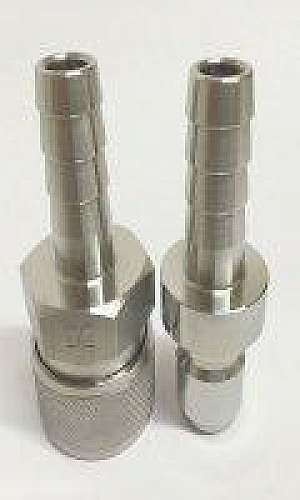 Engate rápido inox para mangueira Engate rápido inox para mangueira