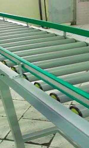 Transportador de roletes livres Transportador de roletes livres